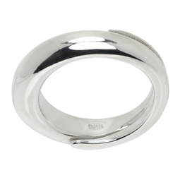 Silver Small Winding Ring 241942F024004