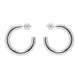 Silver Small Everyday Hoop Earrings 241942F022017