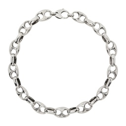 Silver Large Barbara Chain Necklace 241942F023008