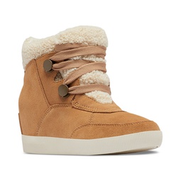 Womens Out N About Cozy Wedge Booties