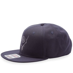 South2 West8 S&T Embroidered Baseball Cap Navy