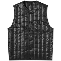 South2 West8 Quilted Nylon Ripstop Vest Black