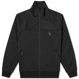 South2 West8 Poly Smooth Trainer Track Jacket Black