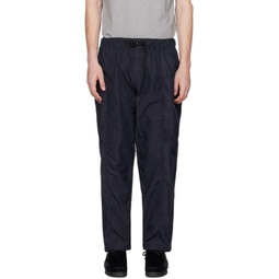 Navy Belted Track Pants 232294M191009