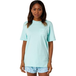 Womens Southern Tide Short Sleeve Tri Starfish Tee