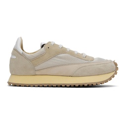 Beige Tempo Low Sneakers 241818F128015