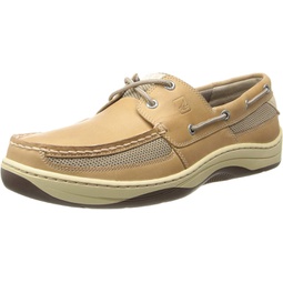 Sperry Mens, Tarpon 2-Eye Boat Shoes Linen 11 W Tan/Beige