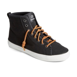 Womens Crest High Top Textile Sneakers