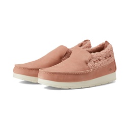 Womens Sperry Moc-Sider Leather/Teddy