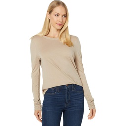 Womens Splendid Becca Crew Neck Long Sleeve