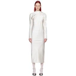 White Abazia Maxi Dress 241301F055001