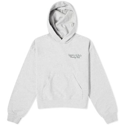 Sporty & Rich SR Country Club Hoodie Heather Grey & Forest