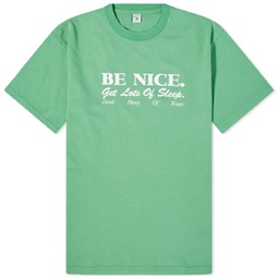 Sporty & Rich Be Nice T-Shirt Verde