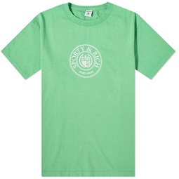 Sporty & Rich Conneticut Crest T-Shirt Verde