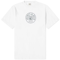 Sporty & Rich Conneticut Crest T-Shirt White