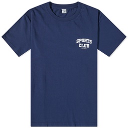 Sporty & Rich Varsity T-Shirt - END. Exclusive Navy & White