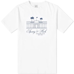 Sporty & Rich Villa T-Shirt White & Navy