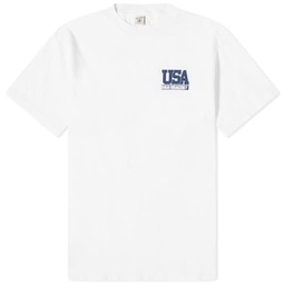 Sporty & Rich Team USA T-Shirt White & Navy
