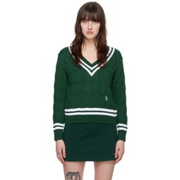 Green SRC Sweater 241446F100005