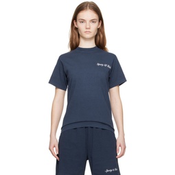 Navy HWCNY T-Shirt 241446F110005