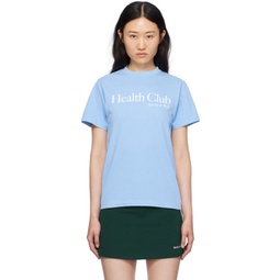 Blue Health Club T-Shirt 241446F110008