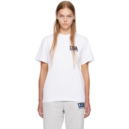 White Team USA T-Shirt 232446F110010