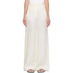 Off-White Wide-Leg Trousers 241193F087000