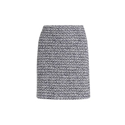 Textured Tweed Knit Skirt
