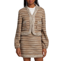 Multi Texture Knit Jacket