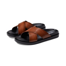 Mens Stacy Adams Montel Cross Strap Slide Sandal