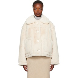 Off-White Xena Faux-Shearling Jacket 232321F063011