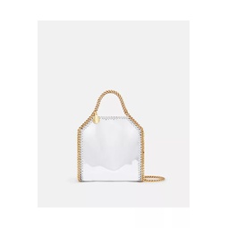 Falabella Mirrored Chrome-Finish Tote Bag