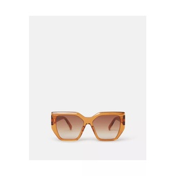 Chunky Square Cat-Eye Sunglasses