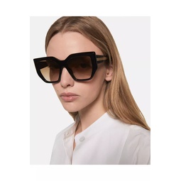 Chunky Square Cat-Eye Sunglasses