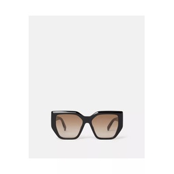 Chunky Square Cat-Eye Sunglasses