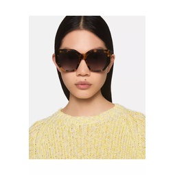 Chunky Square Cat-Eye Sunglasses