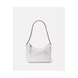 Falabella Crystal Mesh Mini Zipped Shoulder Bag