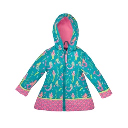 Little Girls All Over Print Raincoat
