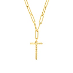 14K Goldplated Initial Pendant Necklace