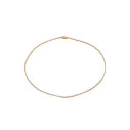 Goldtone Brass & Cubic Zirconia Tennis Necklace