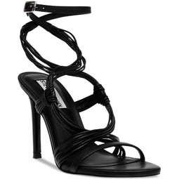 Womens Lele Ankle-Wrap Stiletto Dress Sandals