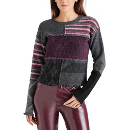 Womens Rikki Patchwork Sweater