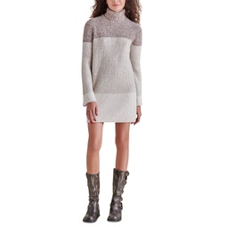 Womens Meghan Turtle-Neck Sweater Dress