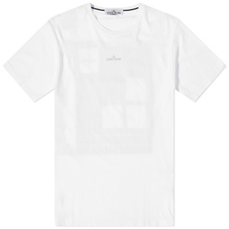 Stone Island Abbreviation Three Graphic T-Shirt White
