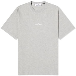 Stone Island Scratched Print T-Shirt Grey Marl
