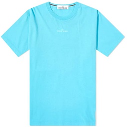 Stone Island Abbreviation Three Graphic T-Shirt Turquoise