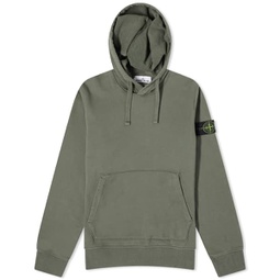Stone Island Garment Dyed Popover Hoodie Musk