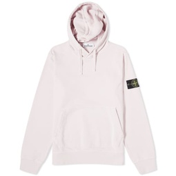 Stone Island Garment Dyed Popover Hoodie Pink