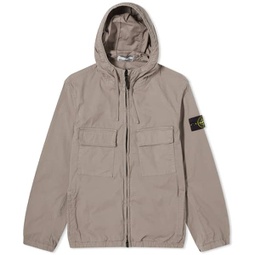 Stone Island Supima Cotton Twill Stretch-TC Hooded Jacket Dove Grey