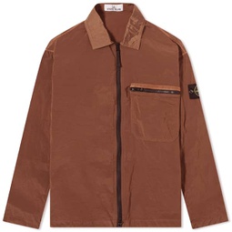 Stone Island Nylon Metal Shirt Jacket Rust